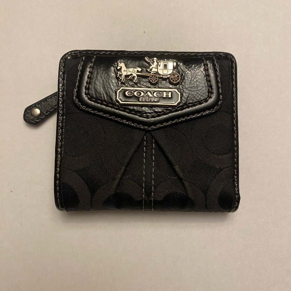 Coach black wallet